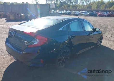 2021 Honda Civic Sport z USA, uszkodzony, nr VIN 2HGFC2F80MH546231